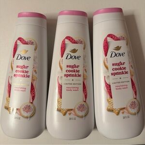 Dove Limited Edition Sugar Cookie Sprinkle Body Wash - Pink & White (3)